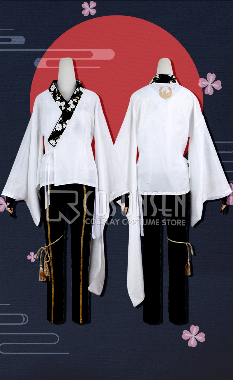 刀剣乱舞 ミュージカル2部ライブ衣装 葵咲本紀 鶴丸国永 コスプレ衣装