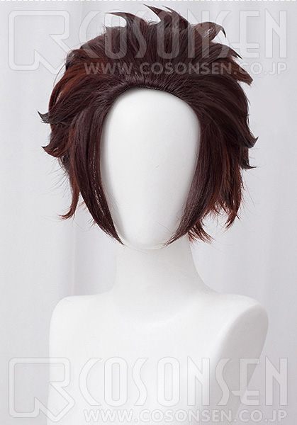 鬼滅の刃 主人公 竈門炭治郎 コスプレウィッグ