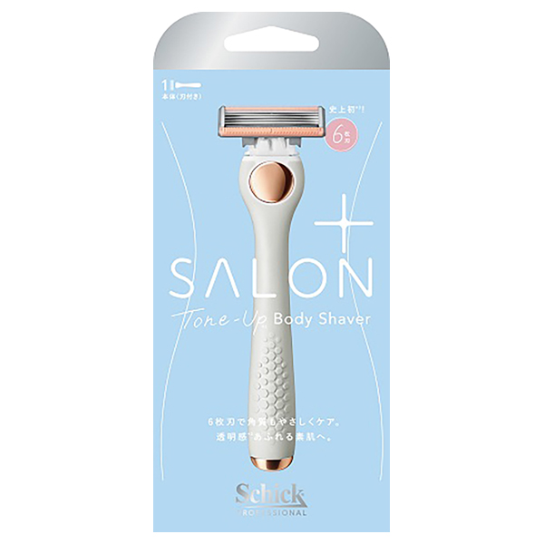 サロンプラス トーンアップボディシェーバー 刃付き / シック(カミソリ
