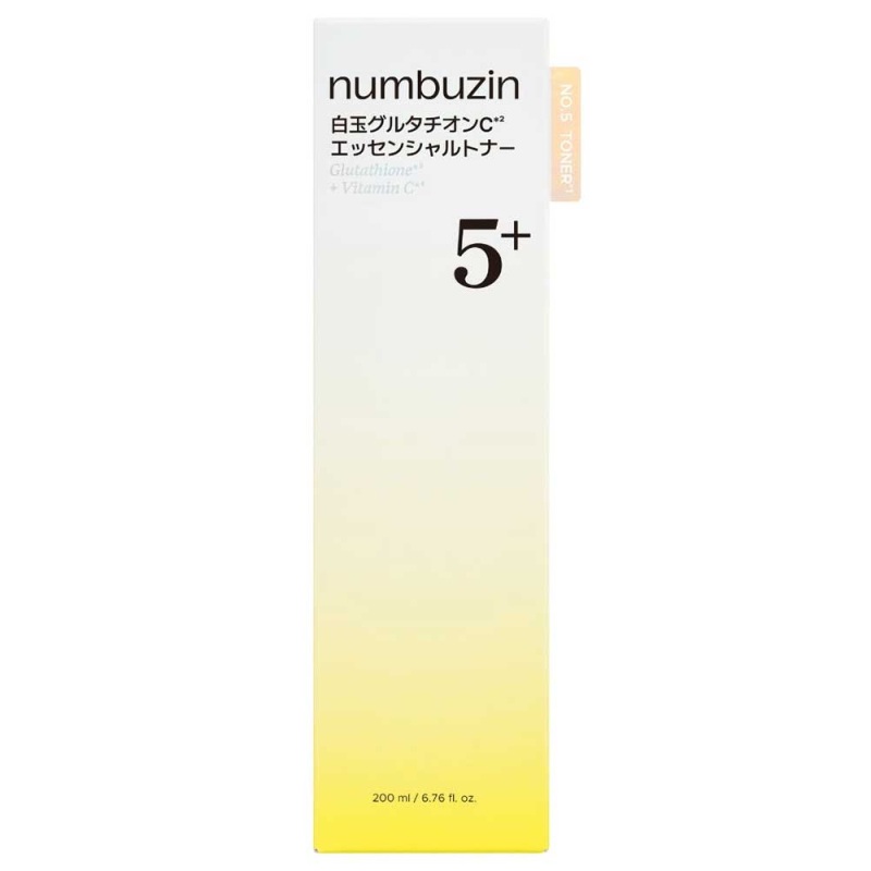 5番白玉グルタチオンCエッセンシャルトナー / numbuzin(化粧水