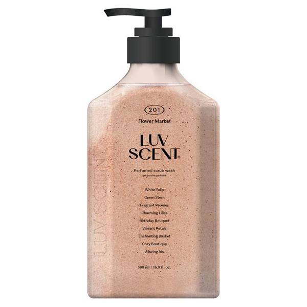 スクラブボディウォッシュ フラワーマーケット / LUV SCENT(ボディ