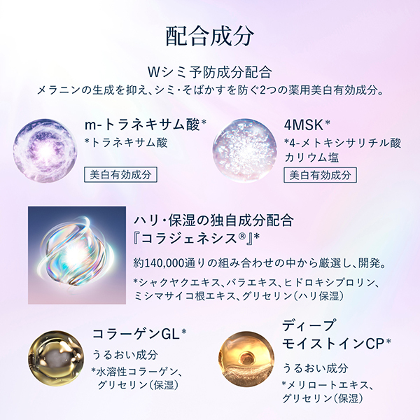 ブライトニング トライアルセット しっとりタイプ ca / エリクシール