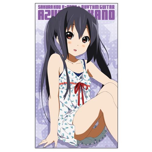 中野梓ビッグタオル [けいおん！] | 二次元キャラクター公式グッズ製作