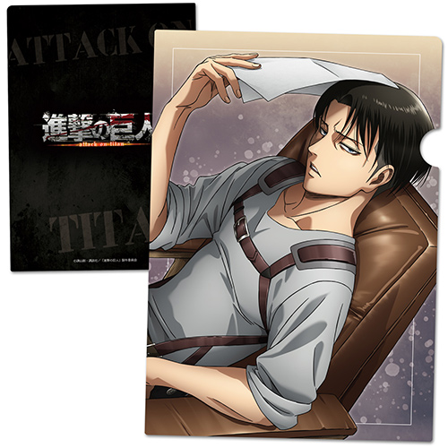 進撃の巨人 クリアファイルL[リヴァイ] [進撃の巨人] | 公式