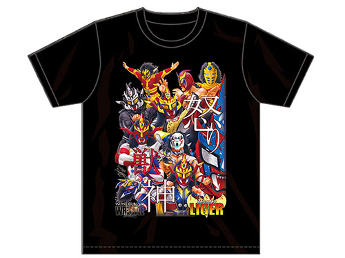 獣神サンダー・ライガー イラストTシャツ [新日本プロレスリング