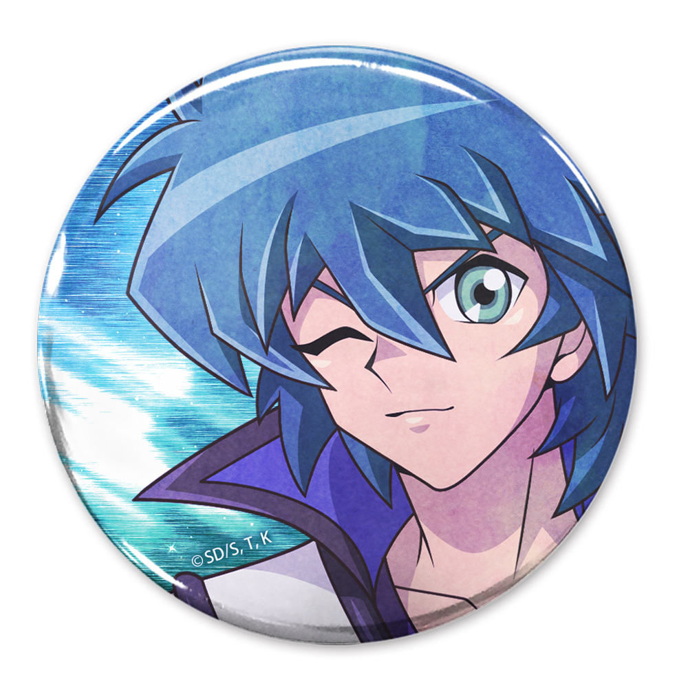 描き下ろし ヨハン・アンデルセン 65mm缶バッジ オフモードの決闘者Ver