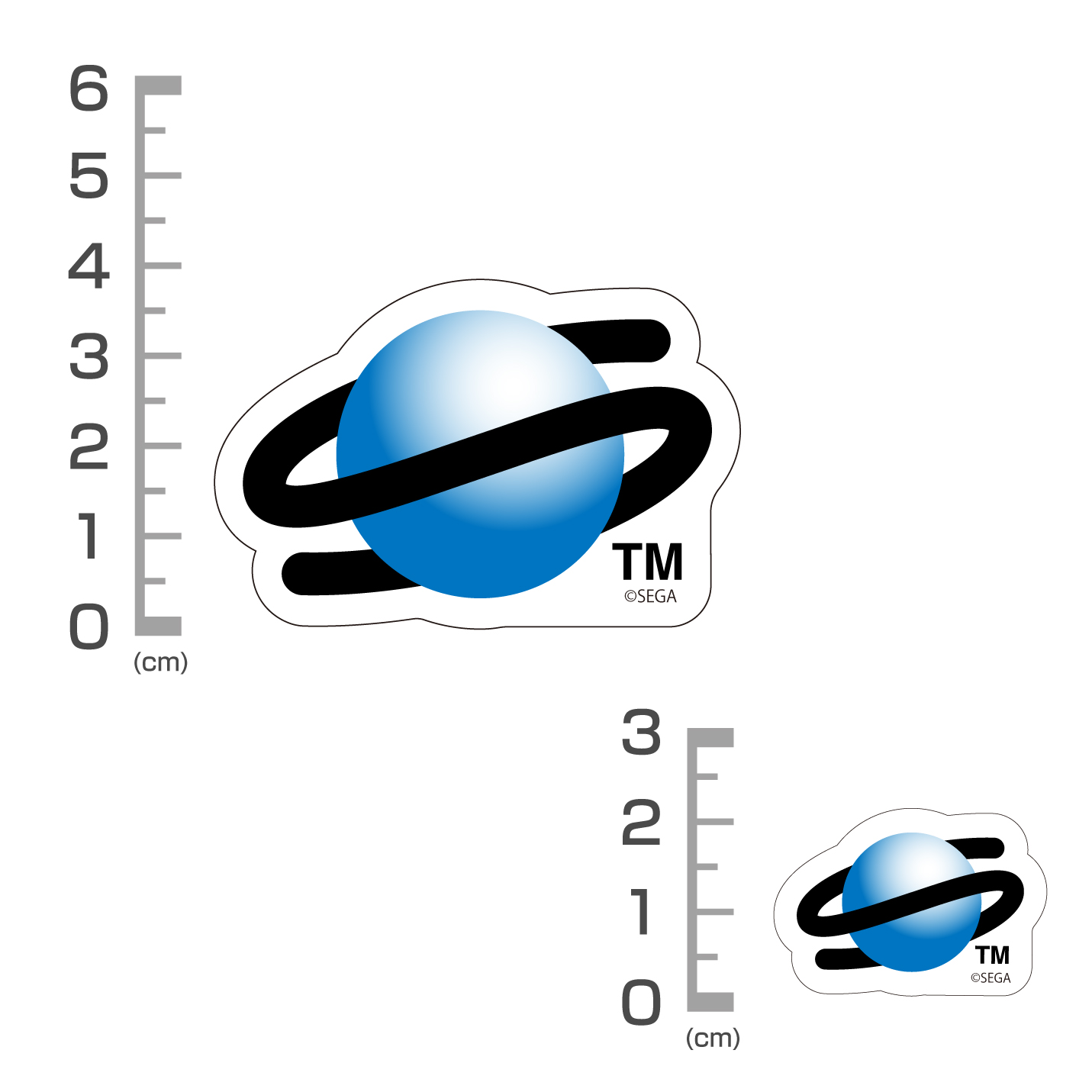 セガサターン ロゴ ミニステッカーセット [セガサターン