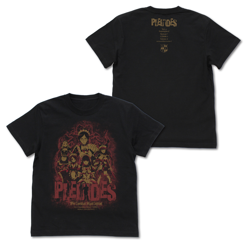 戦闘メイド隊《プレアデス》Tシャツ [劇場版「オーバーロード」聖王国