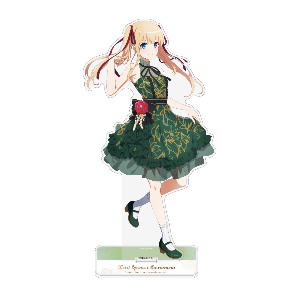 描き下ろし 恵・英梨々・詩羽 A4キャラファイングラフ Blooming dress