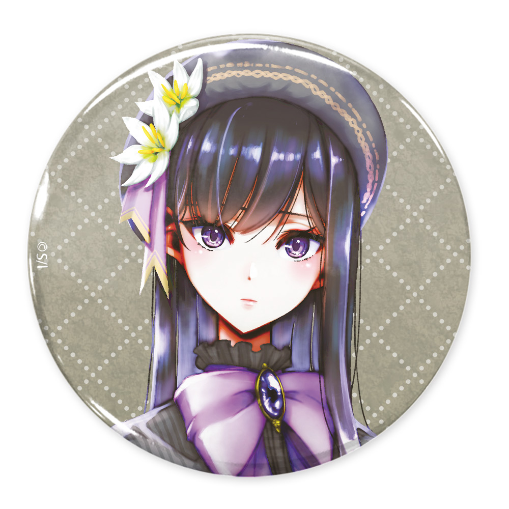 描き下ろし 藍原柚子 65mm缶バッジ アフタヌーンティーVer. [citrus