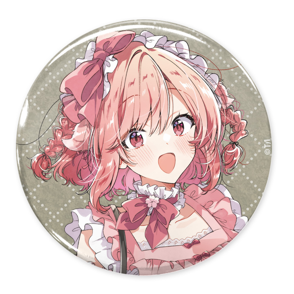 描き下ろし 木野ひまり 65mm缶バッジ アフタヌーンティーVer