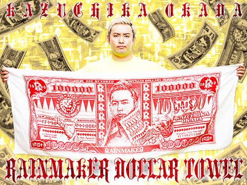 オカダ・カズチカ レインメーカードル バスタオル（2020） [新日本