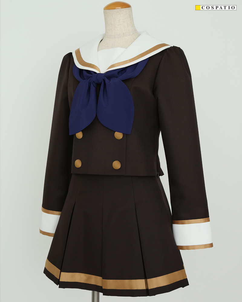 受注生産】北宇治高校女子制服 冬服スカーフ2年生（青） リニューアル