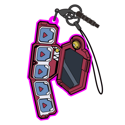 Dパッド 九十九遊馬Ver.ラバーストラップ [遊☆戯☆王ZEXAL