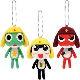 ケロロ軍曹ぬいぐるみキーチェーン 3種セット [ケロロ軍曹] | 公式