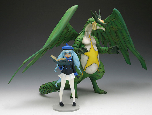 PVC・ABS・ソフトビニール製塗装済完成品 ケロロドラゴン＆シオン