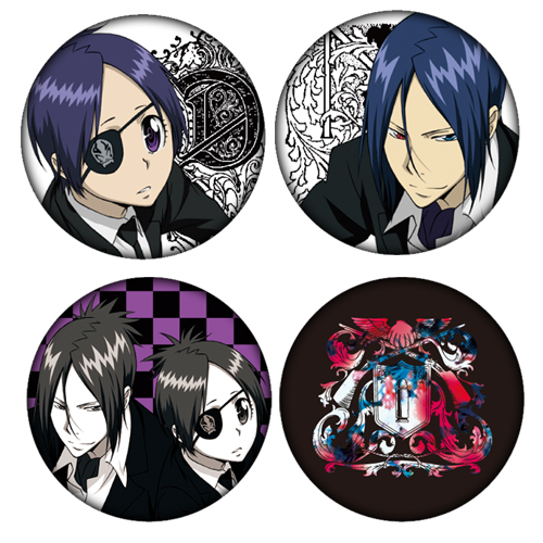 リボーン缶バッチ/骸＆クロームセット [家庭教師ヒットマンREBORN