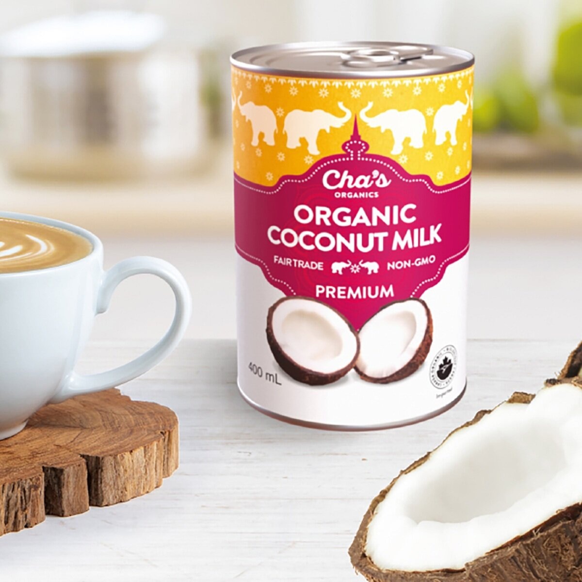 CHA'S ORGANICSオーガニックココナッツミルク400ml 6缶入り | Costco Japan