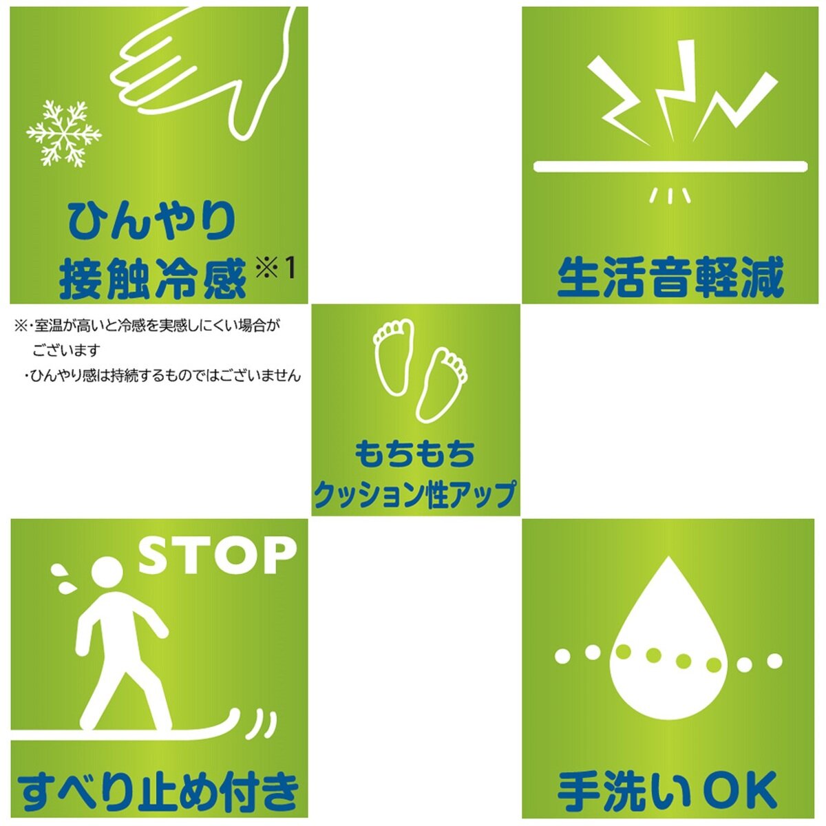 昭和西川 極厚冷感ラグ ブルー | Costco Japan