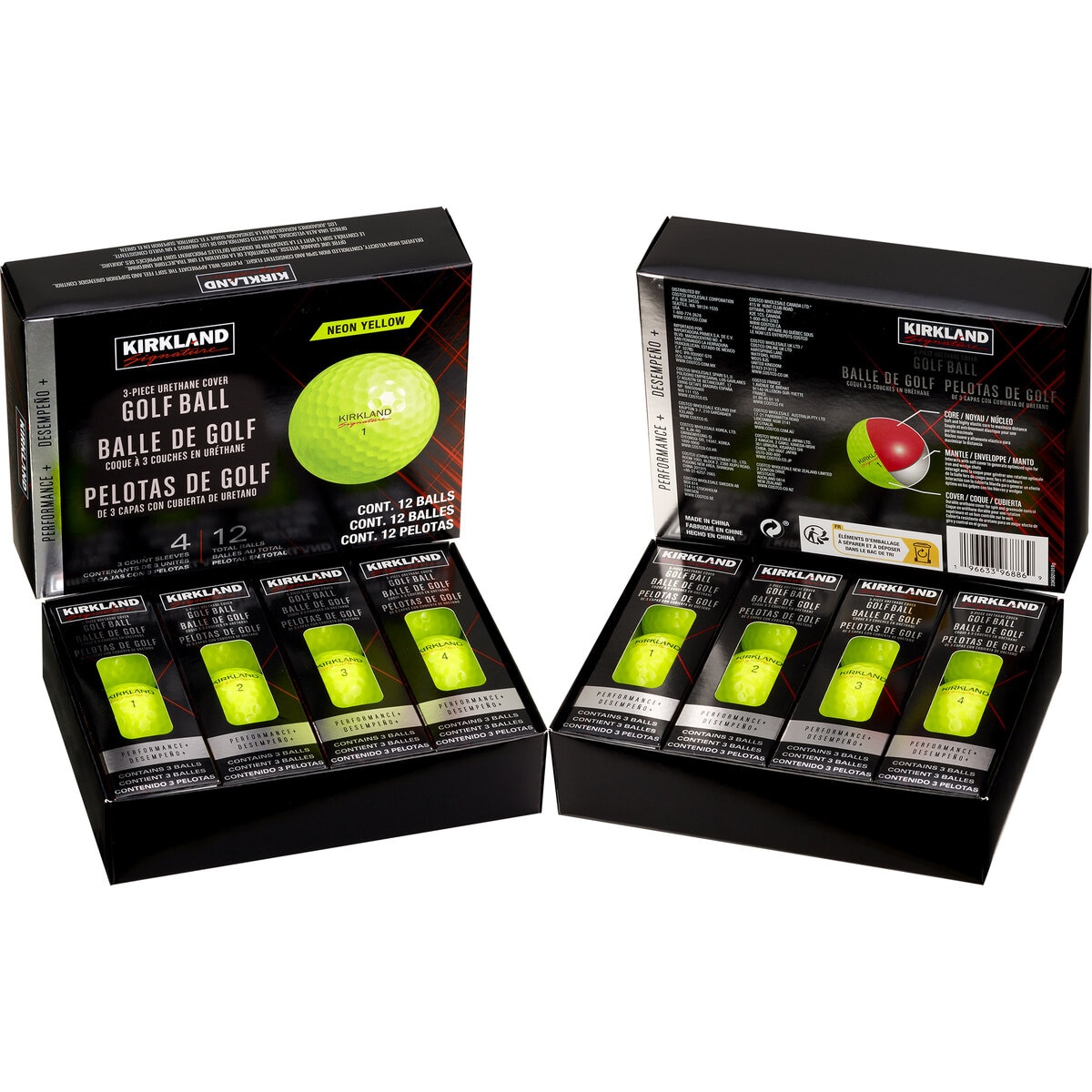 カークランドシグネチャー 3ピースゴルフボール バージョン2.0