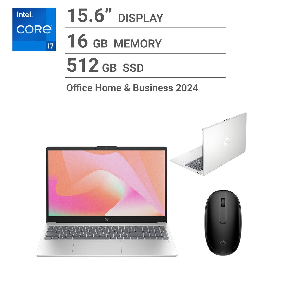 HP ノートPC/15.6インチ/intel Core i7-1355U/メモリ 16GB/SSD512GB