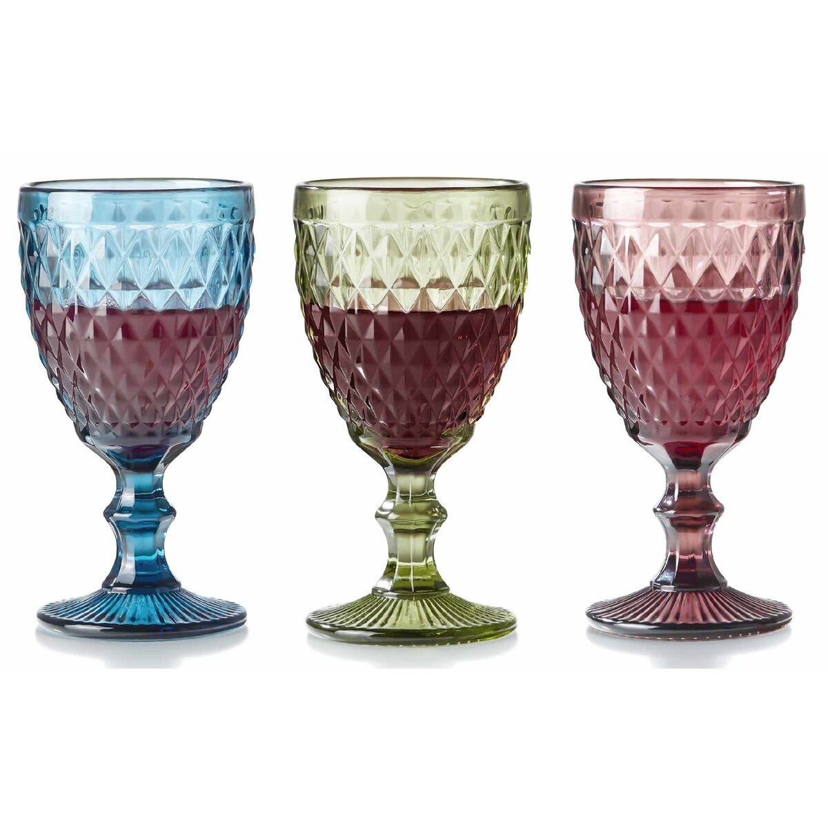 キングクリスタル カラー ゴブレット グラス 6脚 セット | Costco Japan