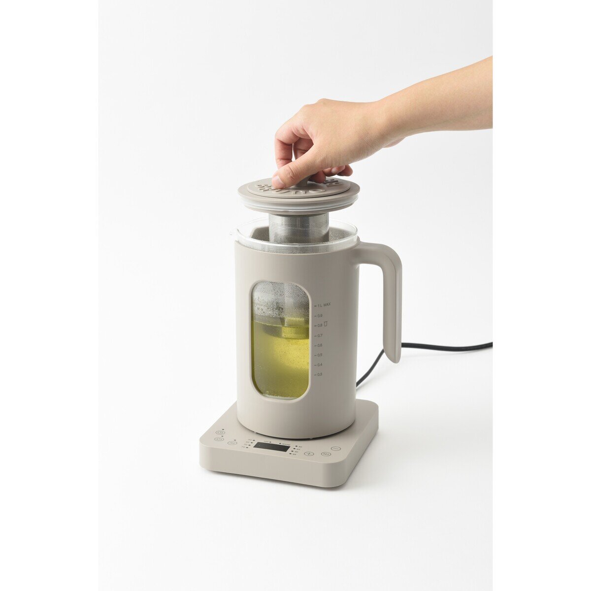 ブルーノ 温度調節マルチケトル 1L BOE103-WGY グレー | Costco Japan