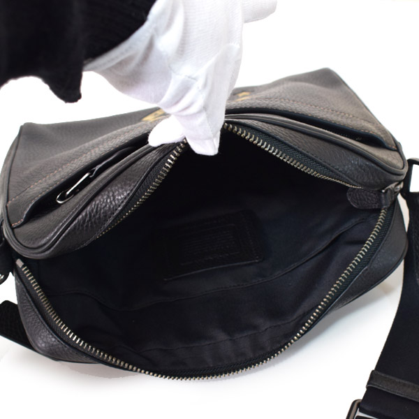 COACH】コーチ メンズ レザー NEW YORK ニューヨーク ロゴ プリント