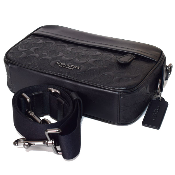 COACH】コーチ メンズ カーフレザー エンボスド シグネチャー グラハム