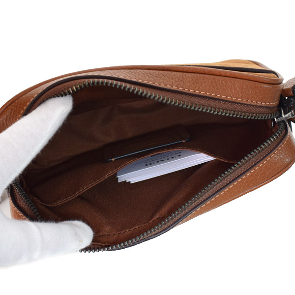 COACH】コーチ バッグ メンズ スエード レザー ジェイデン ロゴ 2WAY