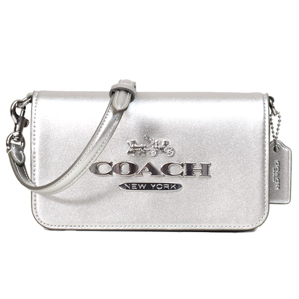 COACH】コーチ バッグ レザー トニー ロゴ メタリック キラキラ