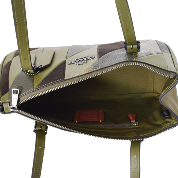 COACH】コーチ バッグ パッチワーク スエード パイソン レザー