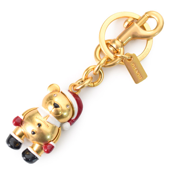 COACH】コーチ メタル クリスマス サンタ テディ ベアー くま 熊