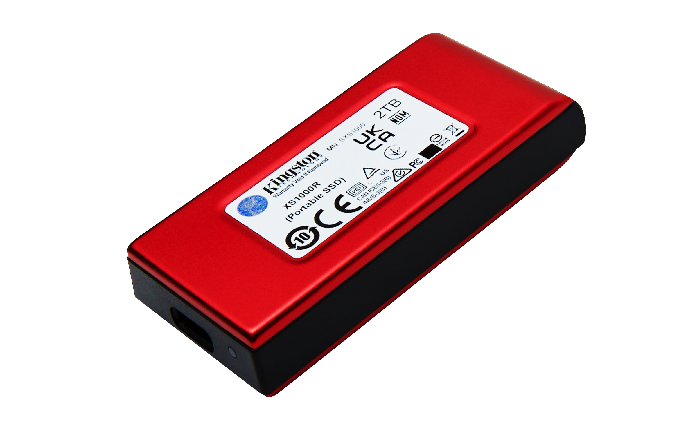 2TB Kingston XS1000 USB 3.2 Gen 2 External SSD - SXS1000R/2000G | CCL
