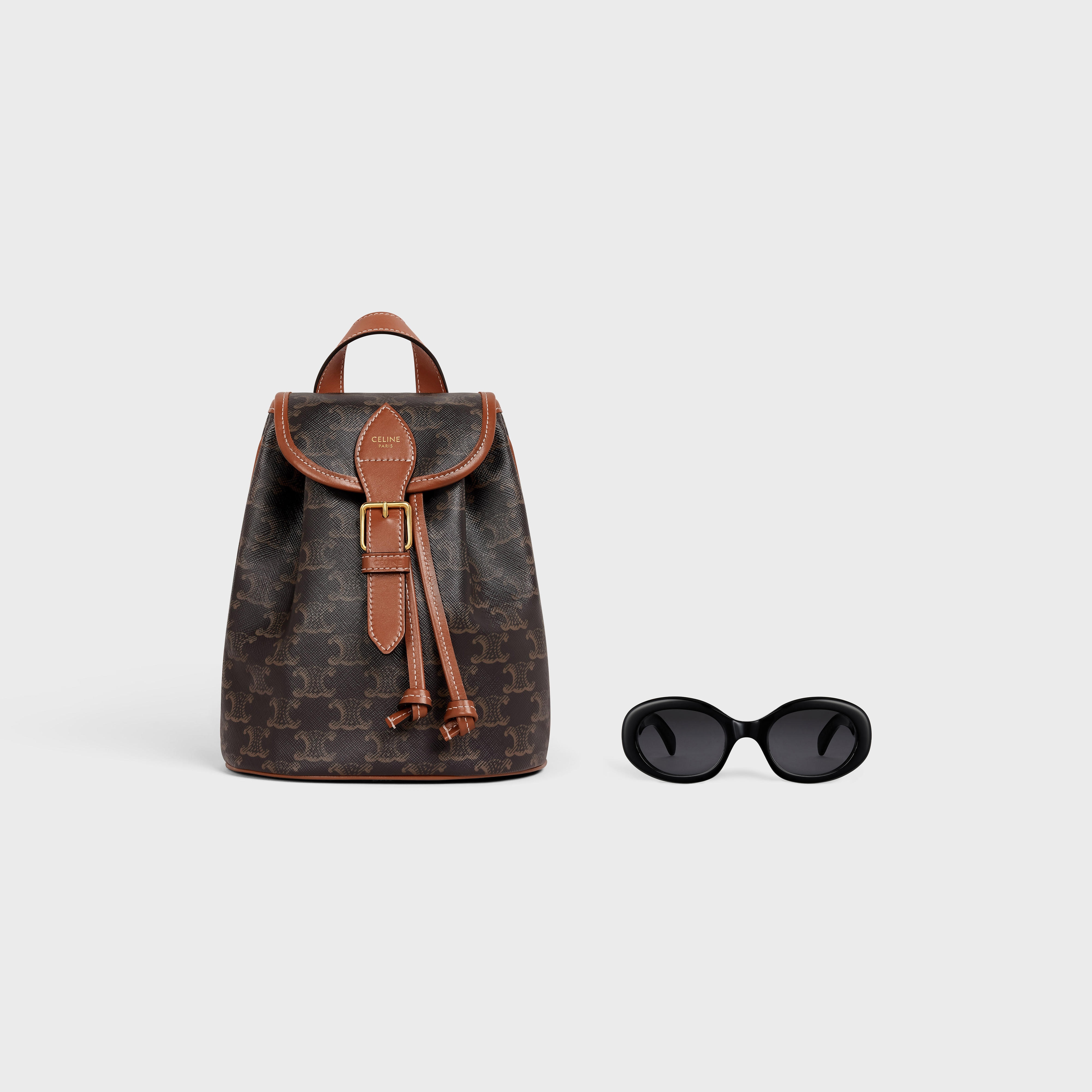 ミニ フォルコバックパック / トリオンフキャンバス＆カーフスキン