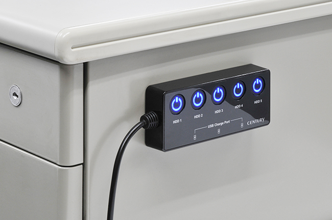 販売終了】 裸族のカプセルホテル5BAY (CRCH535U3ISC) ハードディスク