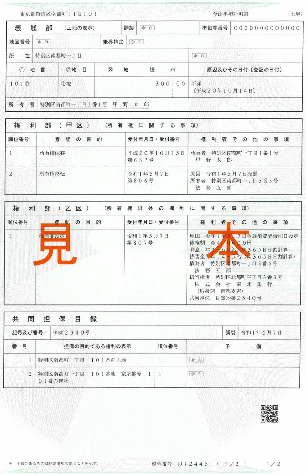 不動産登記について 表示登記とは | 甲子園の不動産売却・買取・住宅