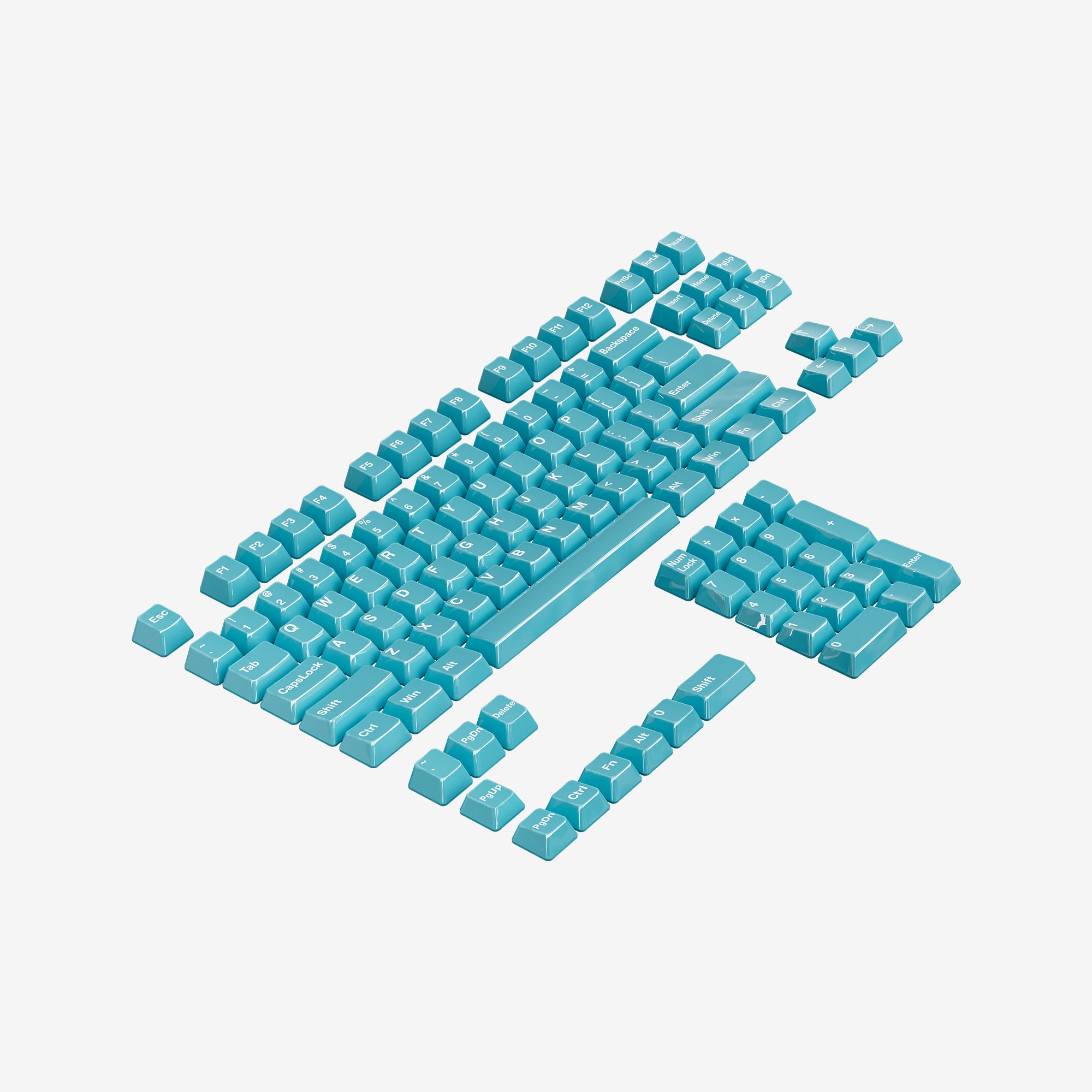 Canal Blue Keycaps | Cerakey