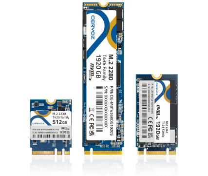 Industrial M.2 NVMe SSDs