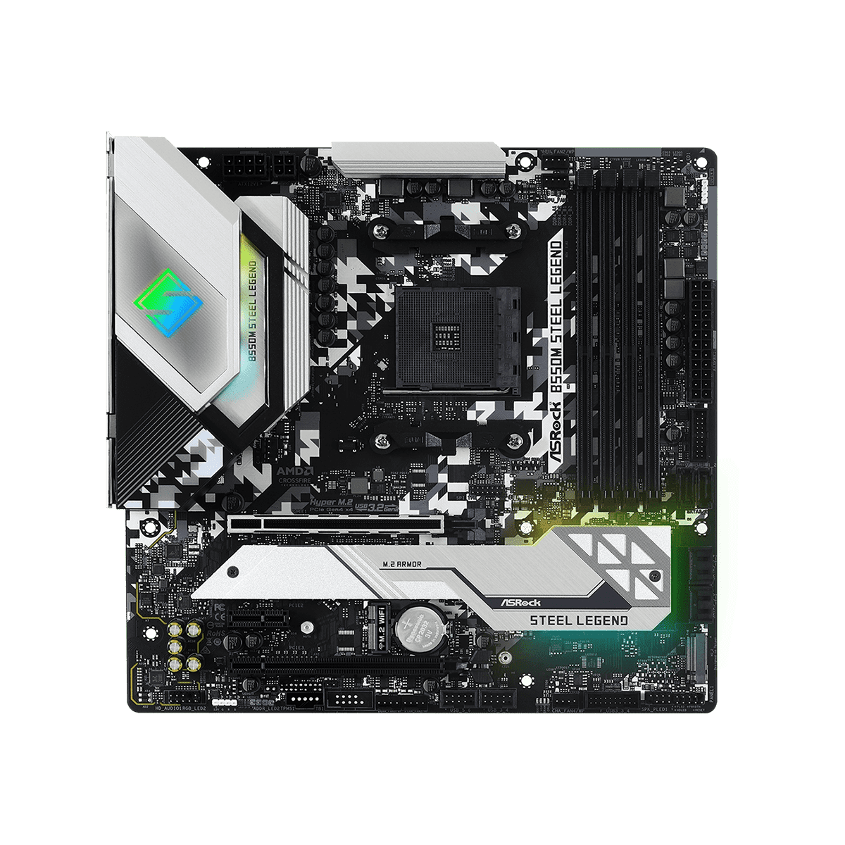 B550M Steel Legend | ASRock(アスロック) Socket AM4 AMD B550