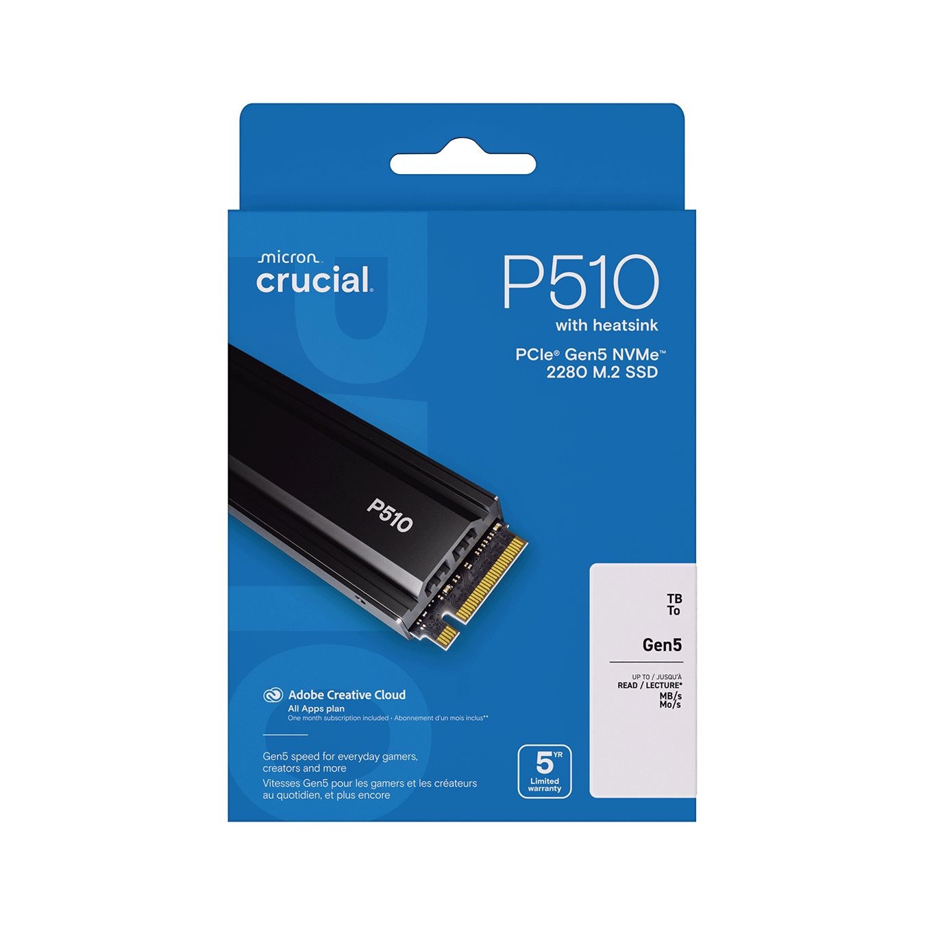 CT2000P510SSD5-JP | CT2000P510SSD5-JP | Crucial P510 シリーズ Read