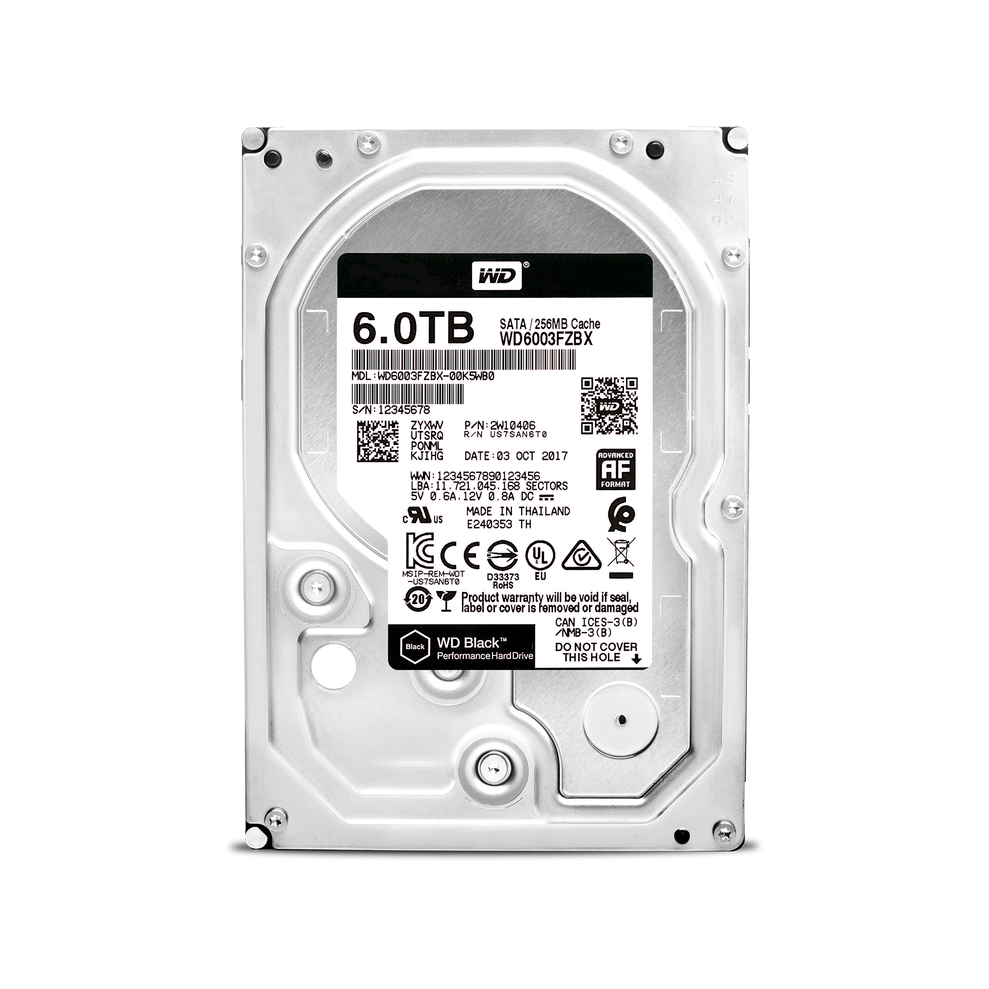 WD6003FZBX | WD6003FZBX | WesternDigital WD Black ゲーミング向け