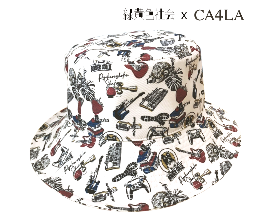 緑黄色社会 × CA4LA 緑黄色社会オフィシャルWEBショップにて発売帽子