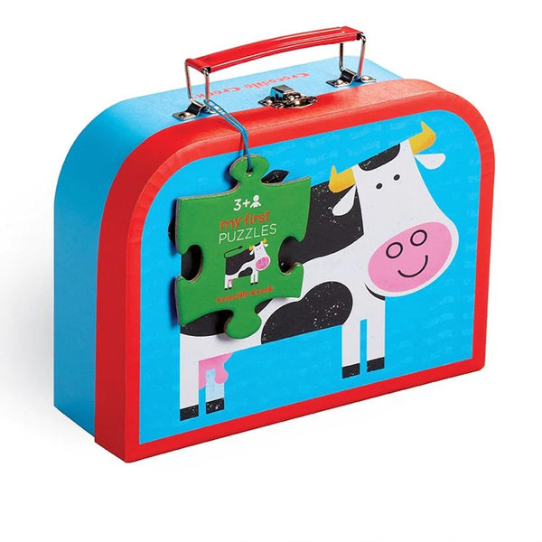 732396295073 My First Case Barnyard Jigsaw Puzzle (12 Piece) by