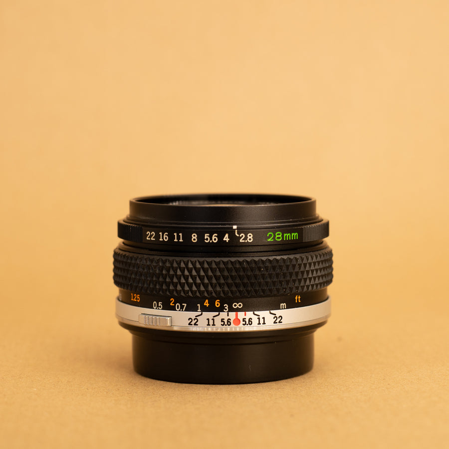 Olympus Zuiko OM 28mm f/2.8 Lens for Olympus SLR Cameras – Cameras