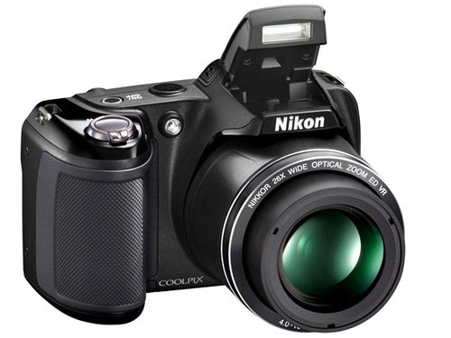 Nikon Coolpix L320 Digital Camera with 26x Optical Zoom - Black
