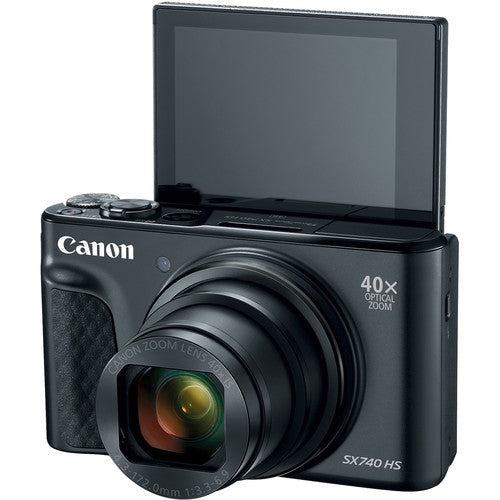 Canon PowerShot SX740 HS Digital Camera - Black | Camera Wholesalers
