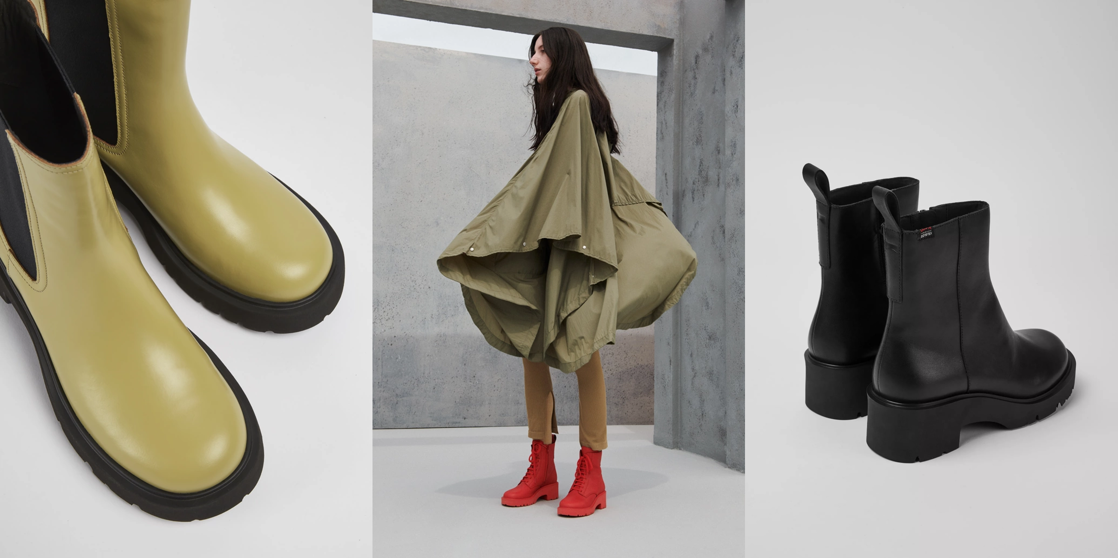 カンペール　ブーツ カンペール CAMPER [カンペール] KAAH / ロングブーツ （ブラック