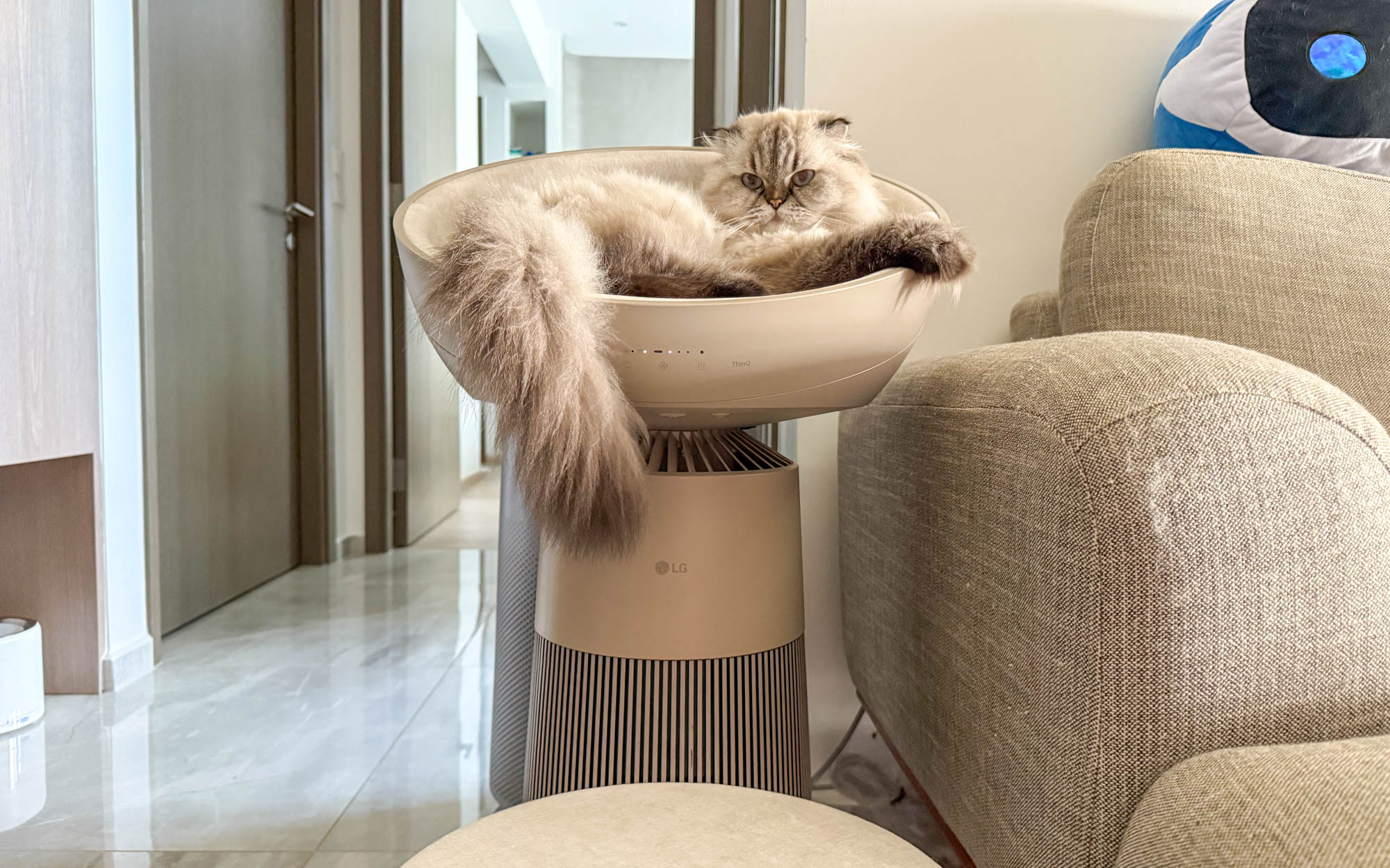 LG PuriCare AeroCat Tower Air Purifier review: Purrfect sits - Can