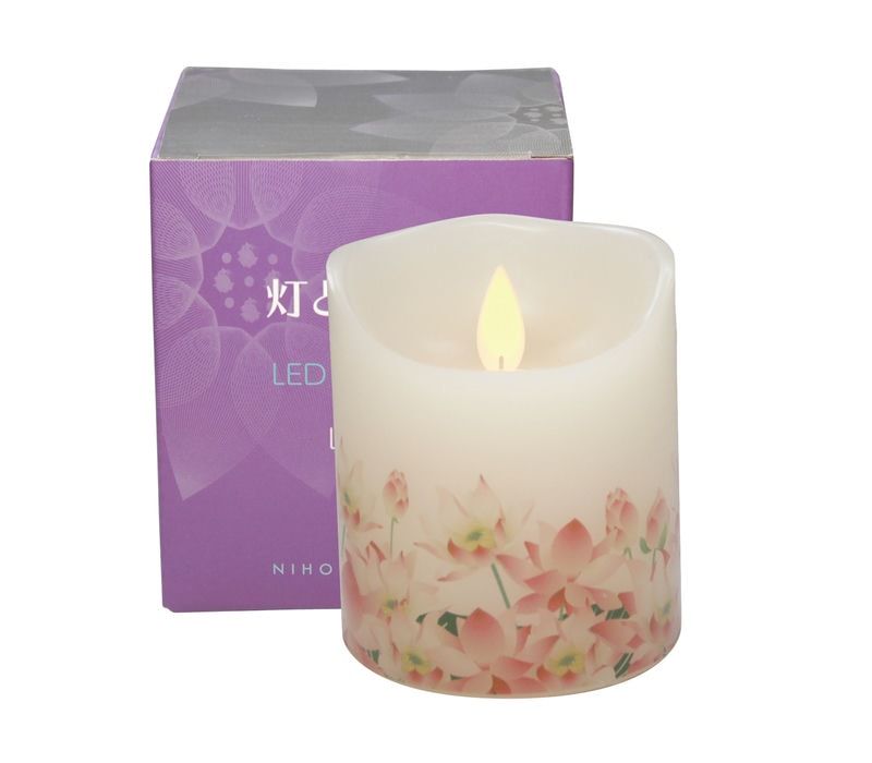 LEDキャンドル「灯ととなり」（蓮） | キャンドルワールド